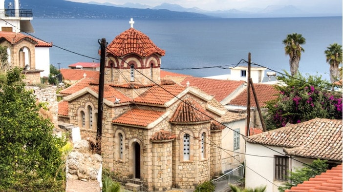 Orthodoxe Kirche in Koroni, Messenien, Griechenland